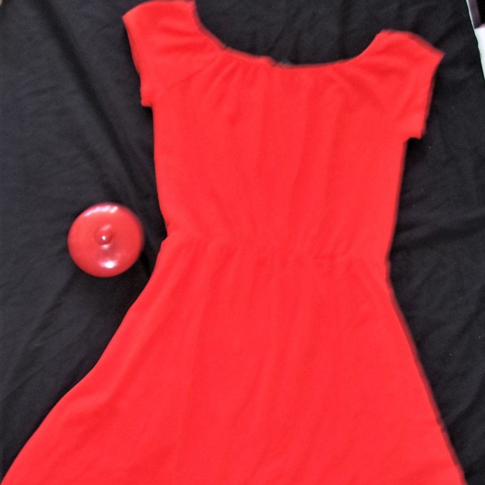 obey propaganda small orange dress womens tee